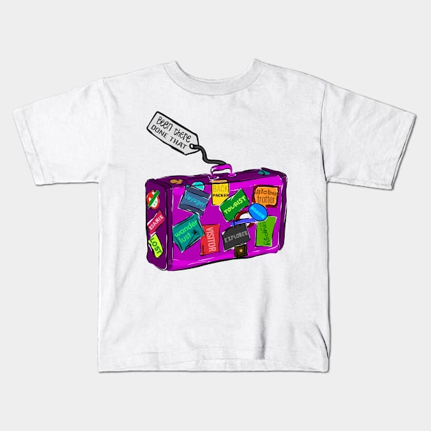 Fueling the Wanderlust Kids T-Shirt by gtee